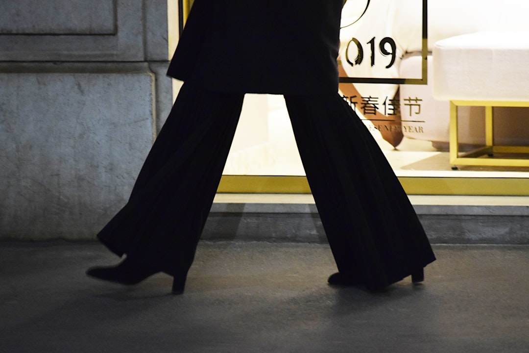 Photo flared pants
